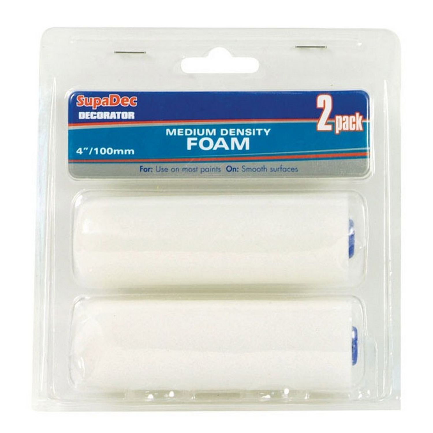 Supadec Foam Mini Roller (Pack Of 2) - White