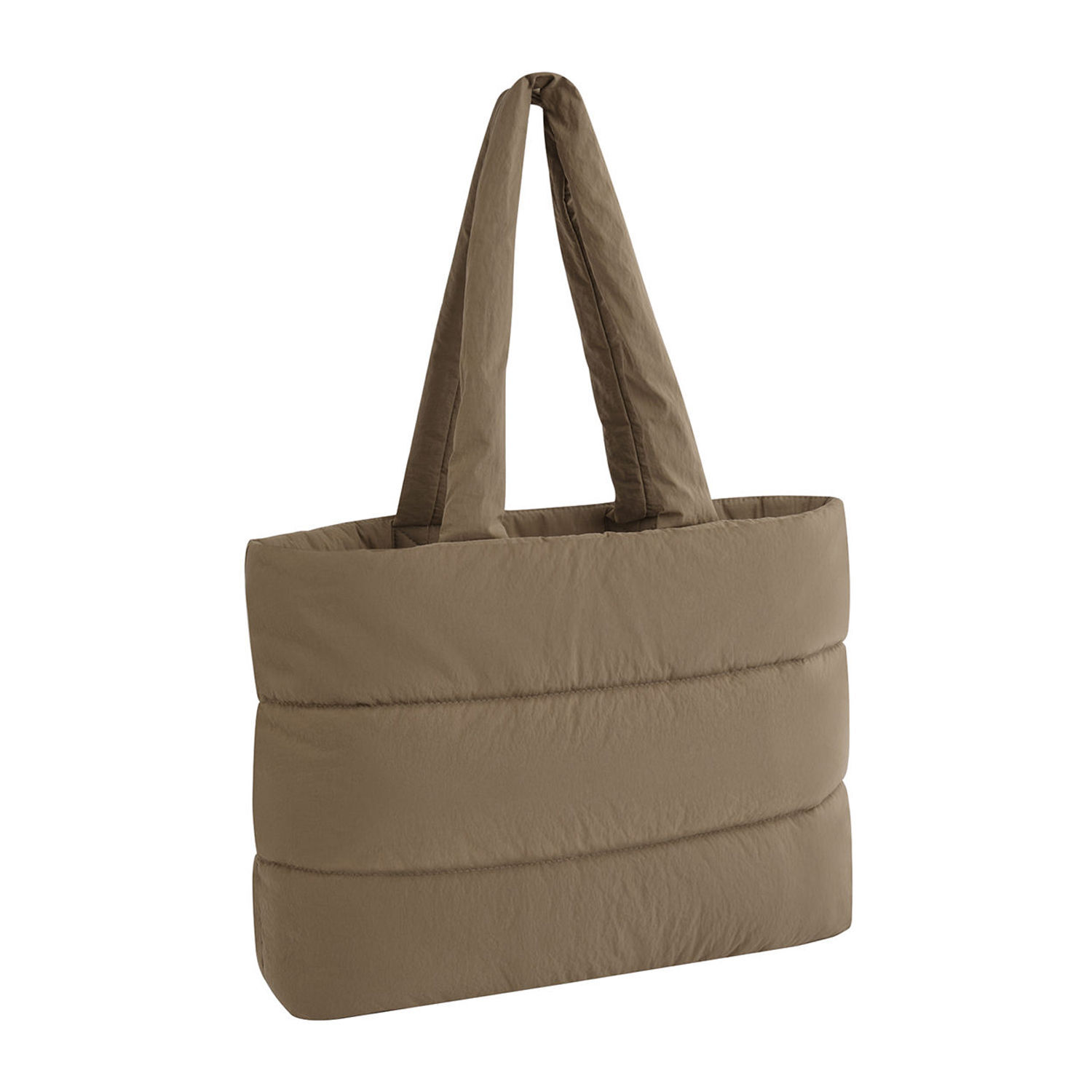 Bagbase Quilted Tote Bag - Earthy Green