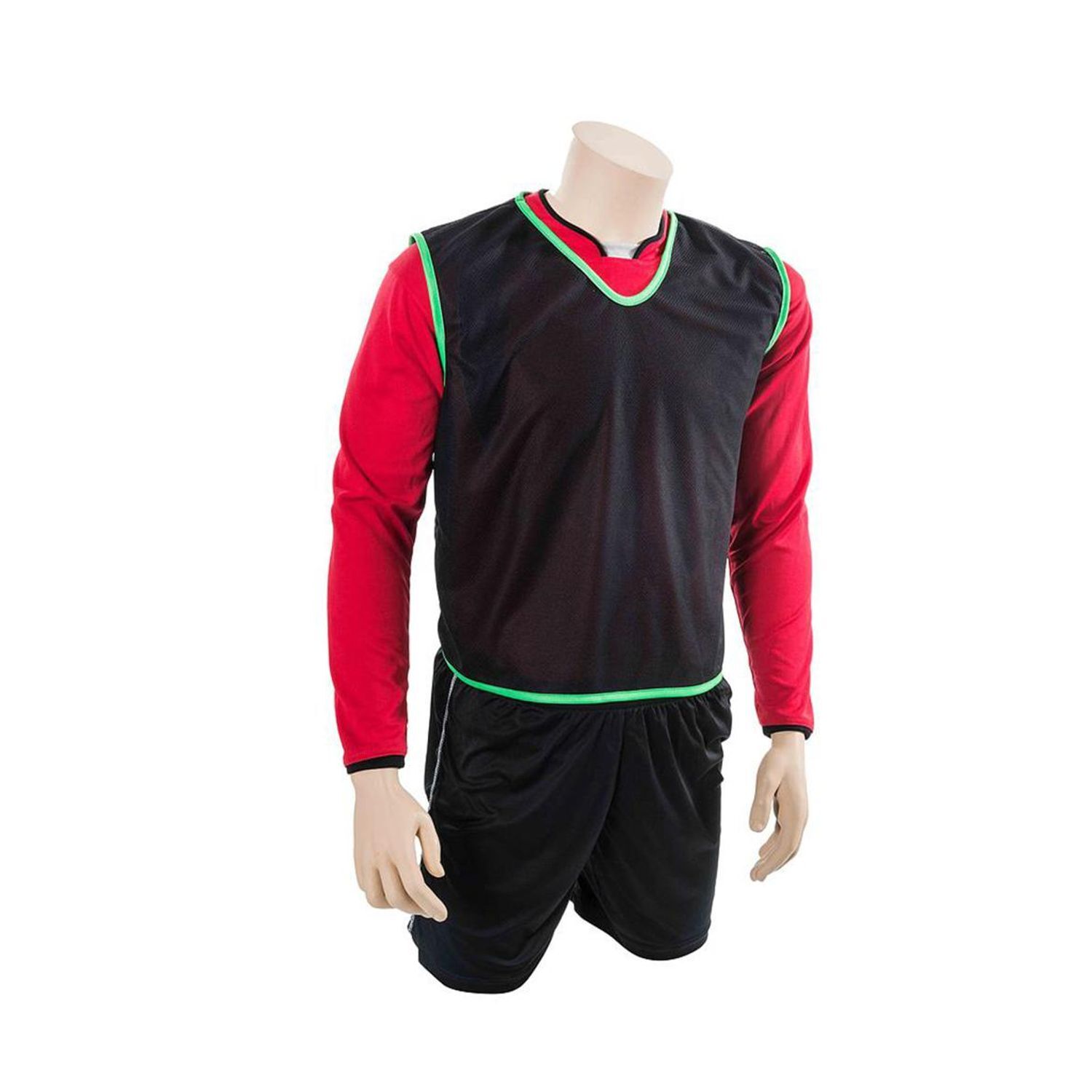 Precision Childrens/Kids Plain Mesh Training Bib - Black