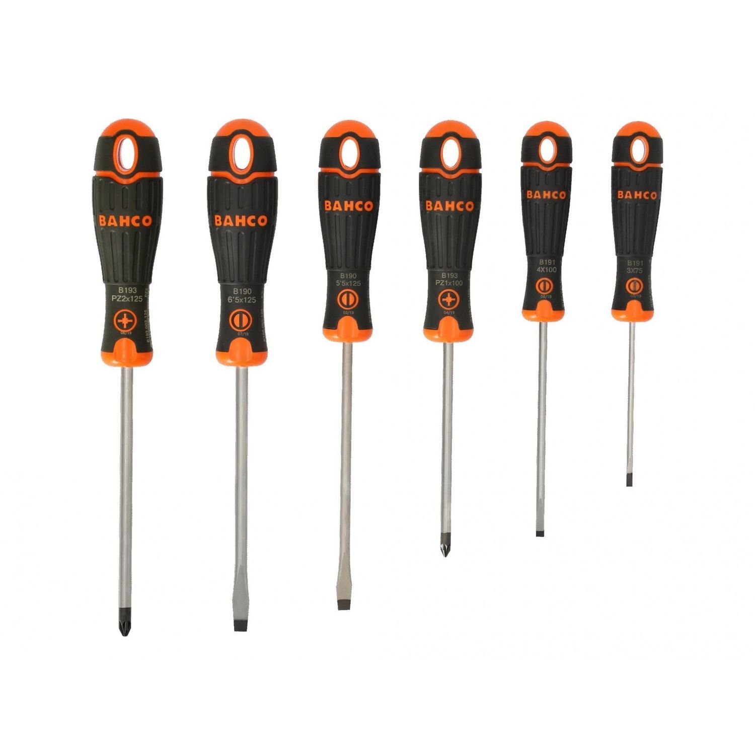 Bahco B219.016 Bahcofit Screwdriver Set, 6 Piece - Multi Colour