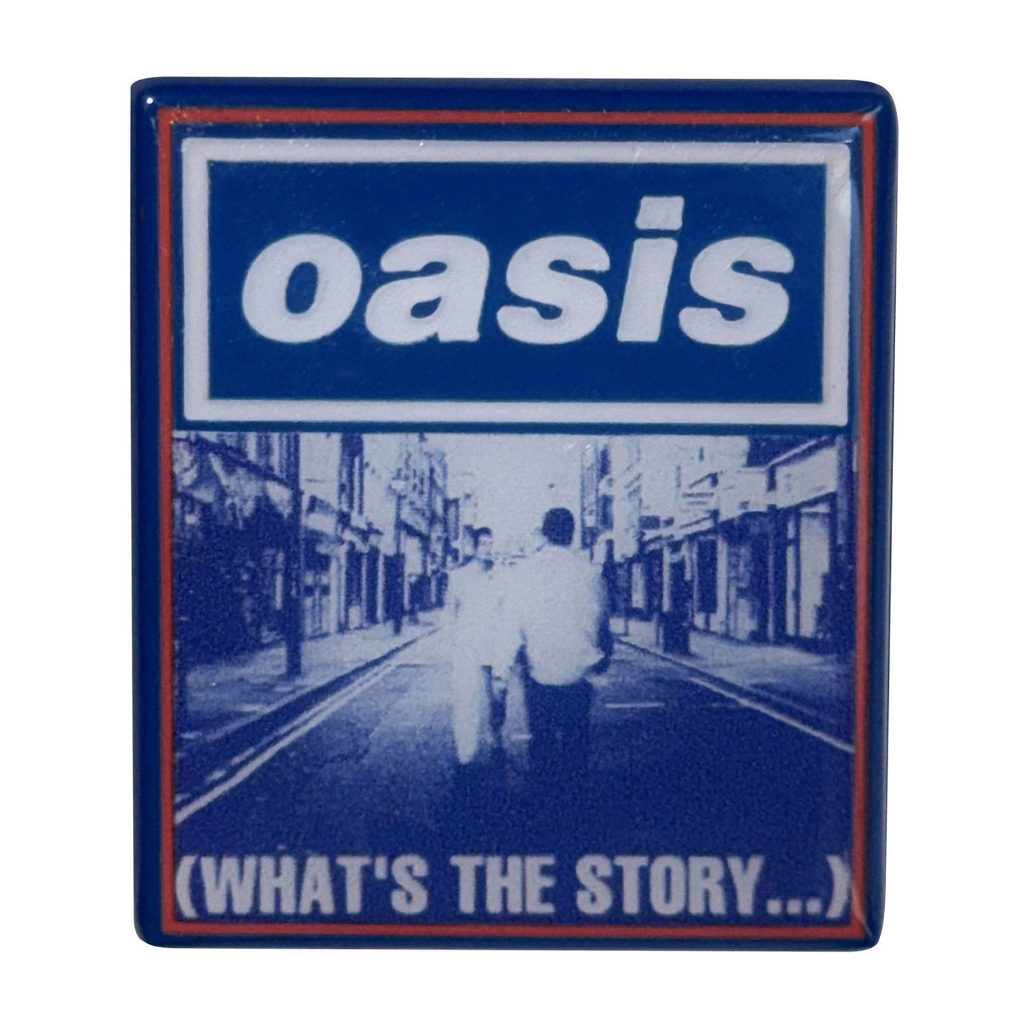 Oasis What´S The Story Album Artwork Badge - Multicoloured