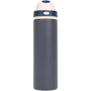 Stainless Steel 2 Way Lid Bottle with Straw