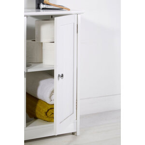Portland White 2 Door Under Sink Cabinet