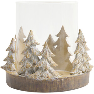 Nordic Forest Resin Candle Holder