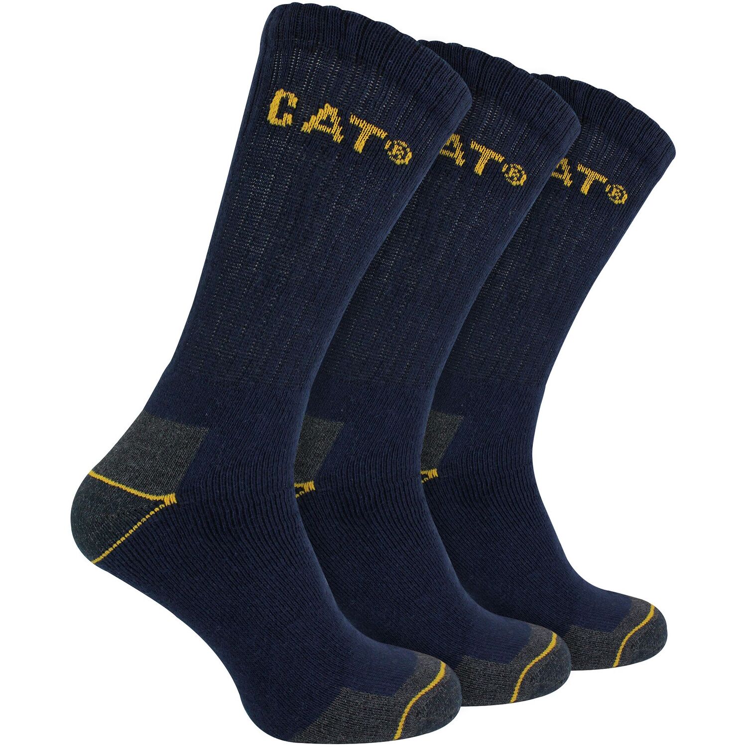Cat 3 Pack Mens Real Work Socks