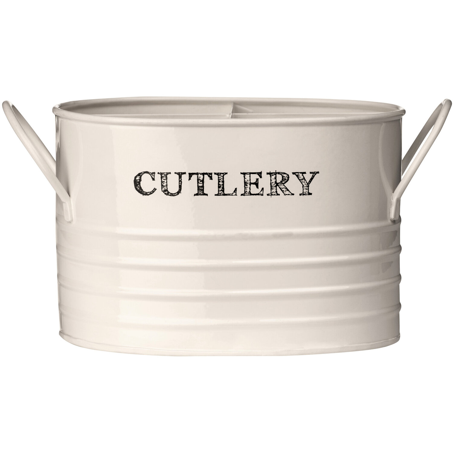 Maison By Premier Sketch Cutlery Caddy - Cream