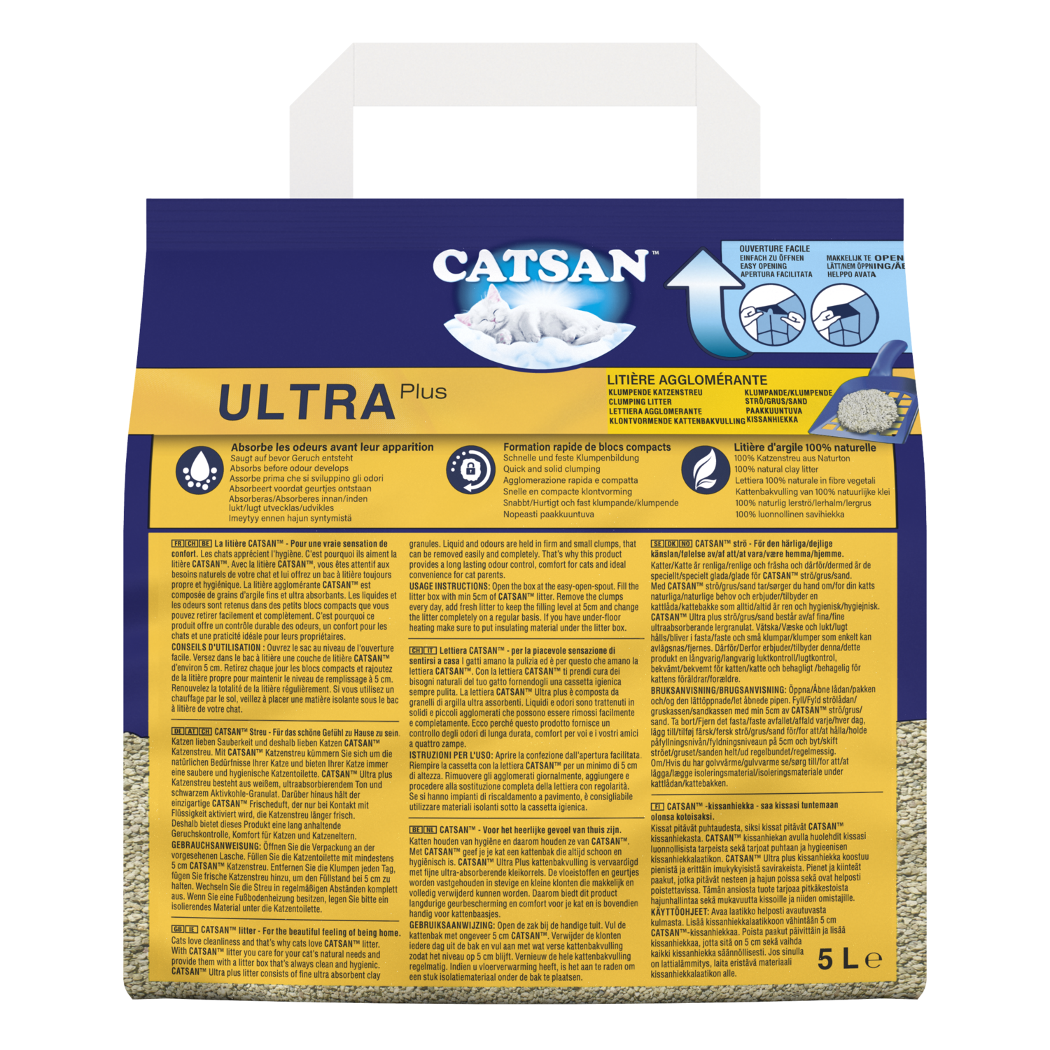 B&Q - Cat Litter Ultra Clumping 5 Litre - Image 3