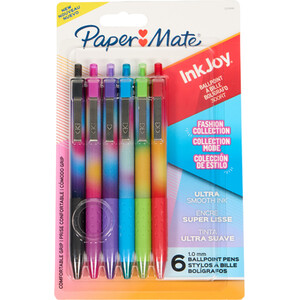 Pack of 6 Paper Mate Inkjoy Ballpoint Pens