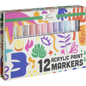 Acrylic Paint Markers 12 Pcs