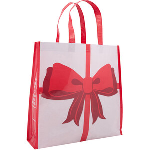Present Bow Christmas Shopper Bag