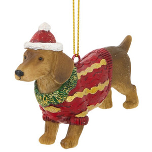 Christmas Pup Hanging Decoration