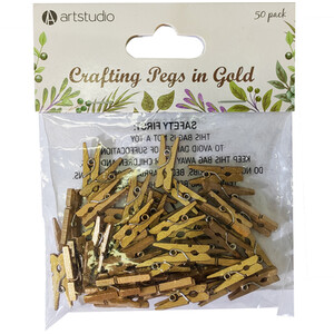 Pack of 50 Plain Crafting Pegs