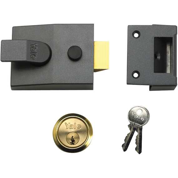 Yale locks letter plate silver 300mm visi-packed
