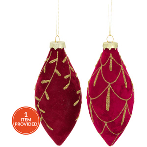 Flocked Glitter Detailed Droplet