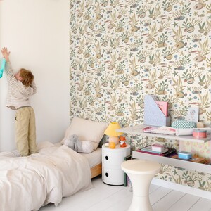 Nemo Sealife Fish Nursery Textured Wallpaper