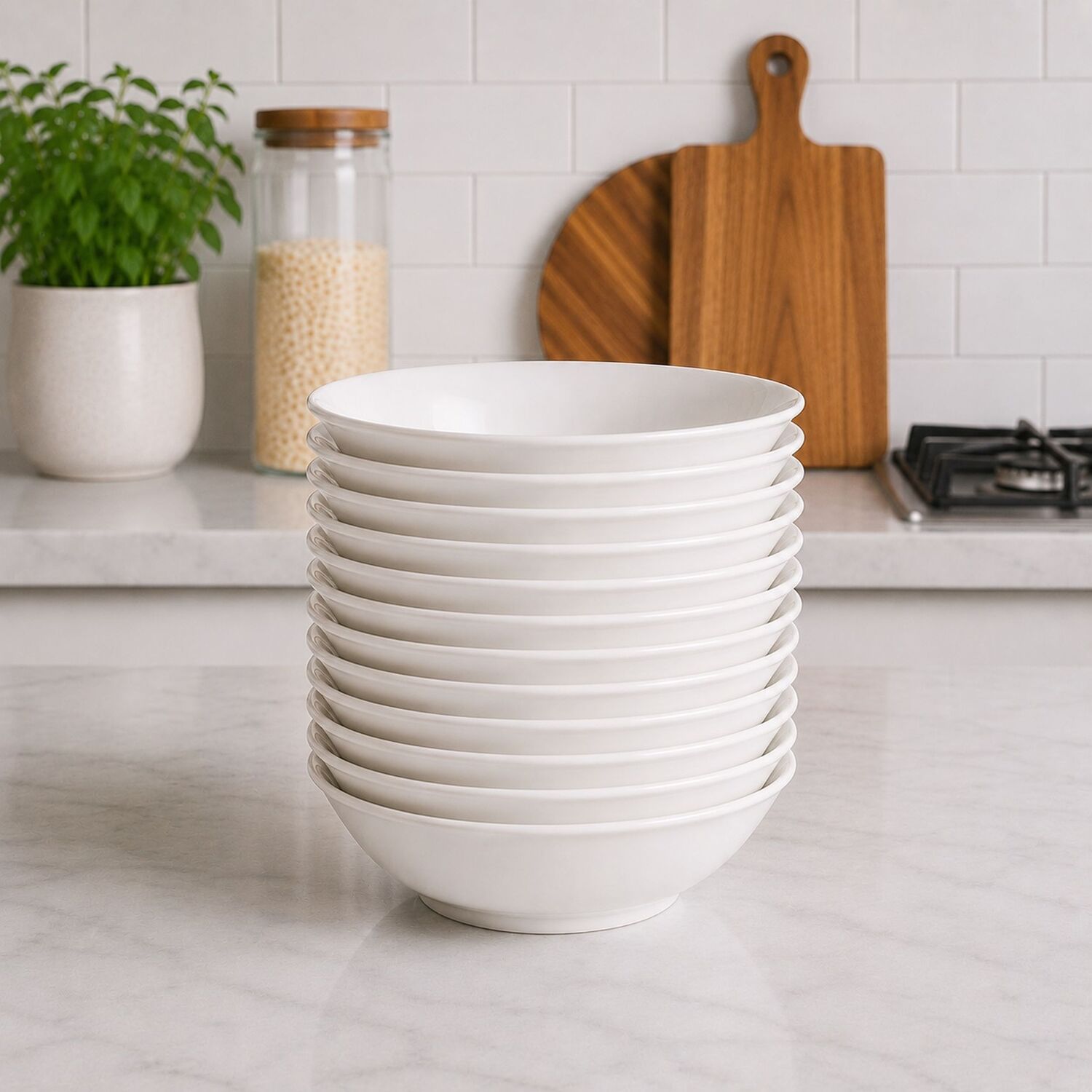 Image of 12x Porcelain Serving Bowl 7 Inch&hellip;