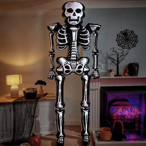 Giant Skeleton Foil Balloon Hanging Halloween Decoration