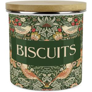 Green Strawberry Thief Large Kitchen Storage Canister