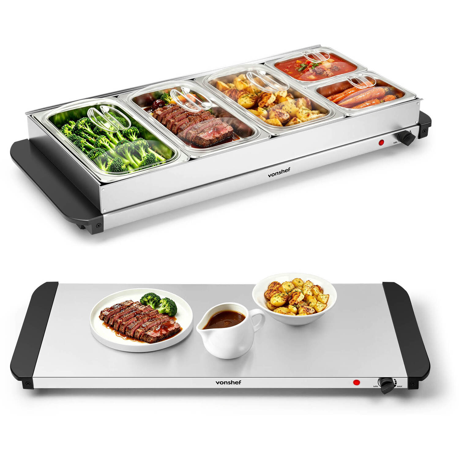 Image of Food Warmer 5 Tray 9.6L Buffet&hellip;