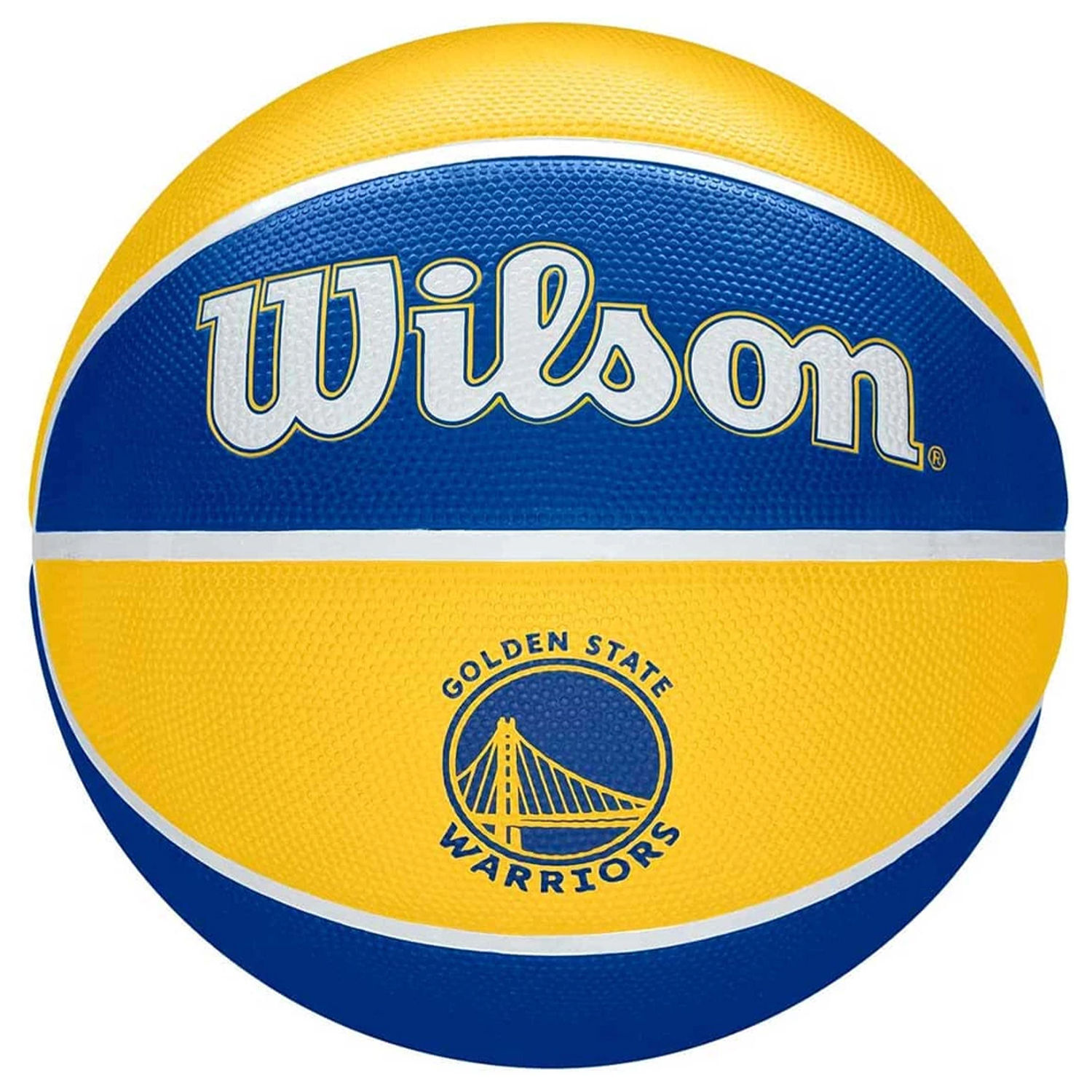 Wilson Golden State Warriors Basketball - Yellow/Blue