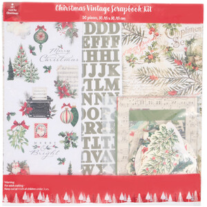 Christmas Vintage Scrapbook Kit