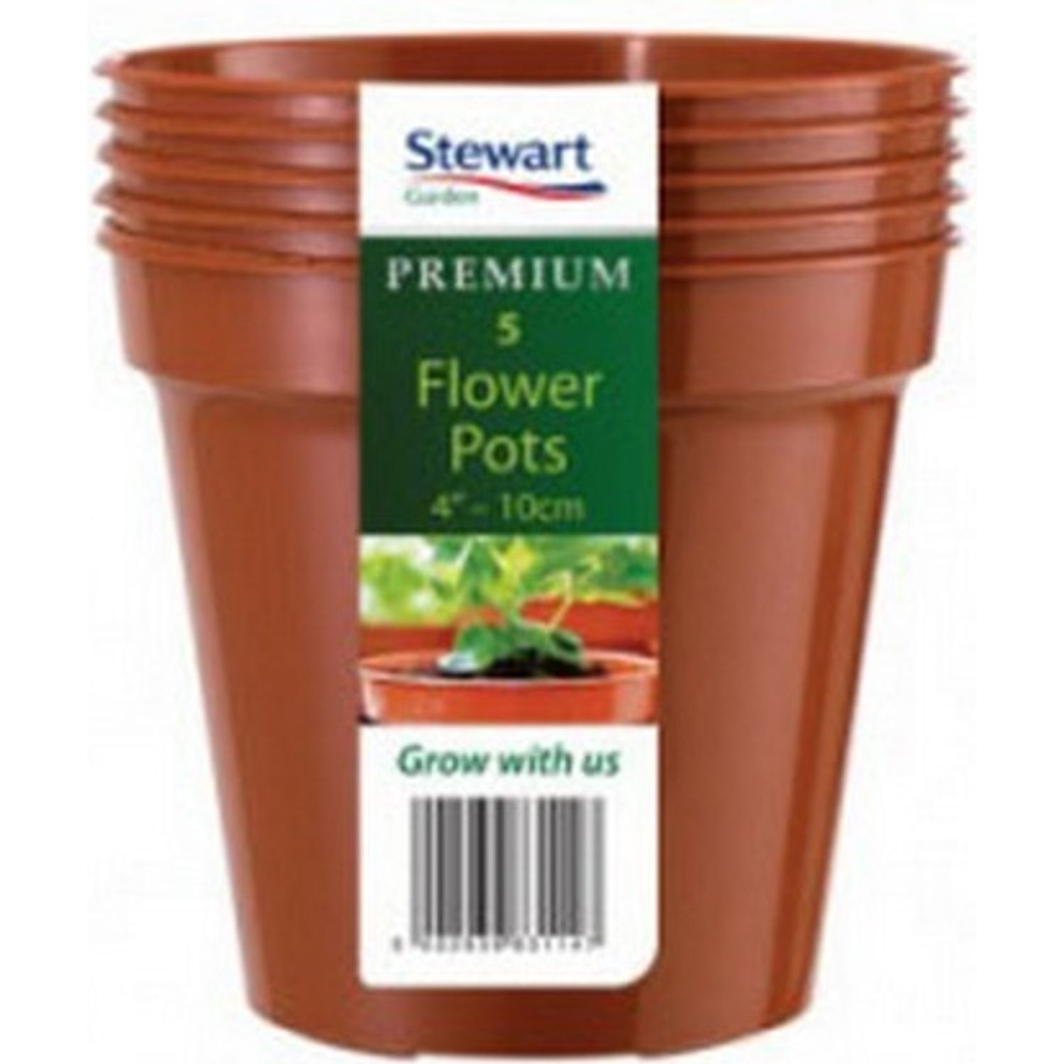 Stewart Flower Pot (Pack Of 5) - Brown