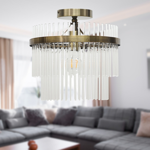 Set Of 2 Georgia Flush Ceiling Lights