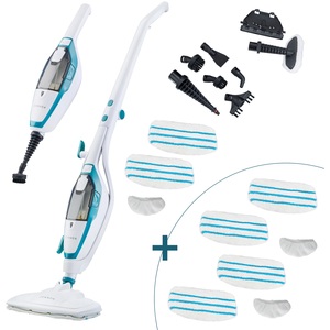 Multifunctional Steam Mop Cleaner with 6pc Spare Mop Pad Set