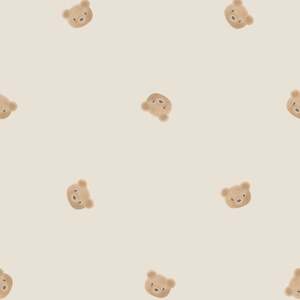 Sample of Cozy Bear Wallpaper in Stone