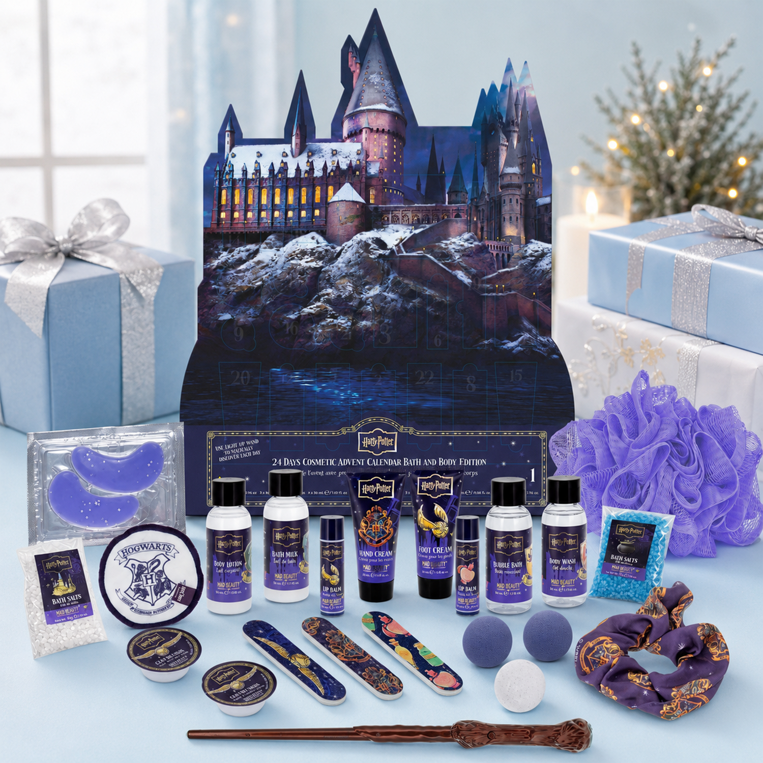 Menkind Unisex Purple 24 Days Hp Hogwarts Advent Calendar 2026 With Cosmetics Selection In - Image 3