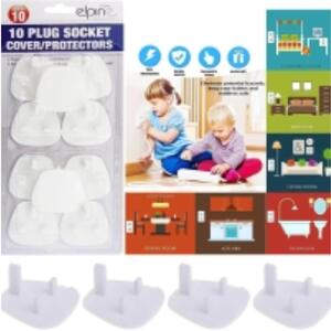Safety Socket Inserts Plug Cover Guard 10pc