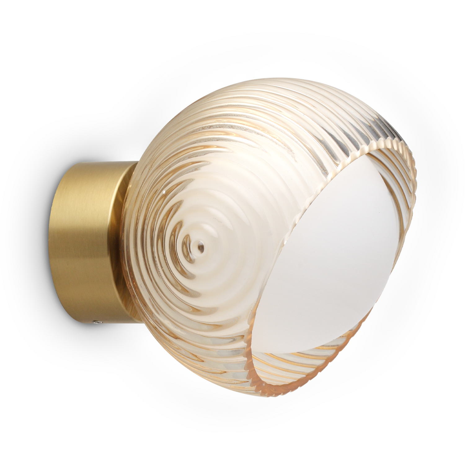 B&Q - Luminosa Bloom 12Cm Globe Wall Lights Brass 1X G9 - Image 2