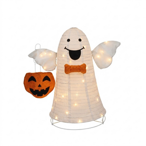 Pegdev Foldable Ghost Outdoor Halloween Decoration with Timer