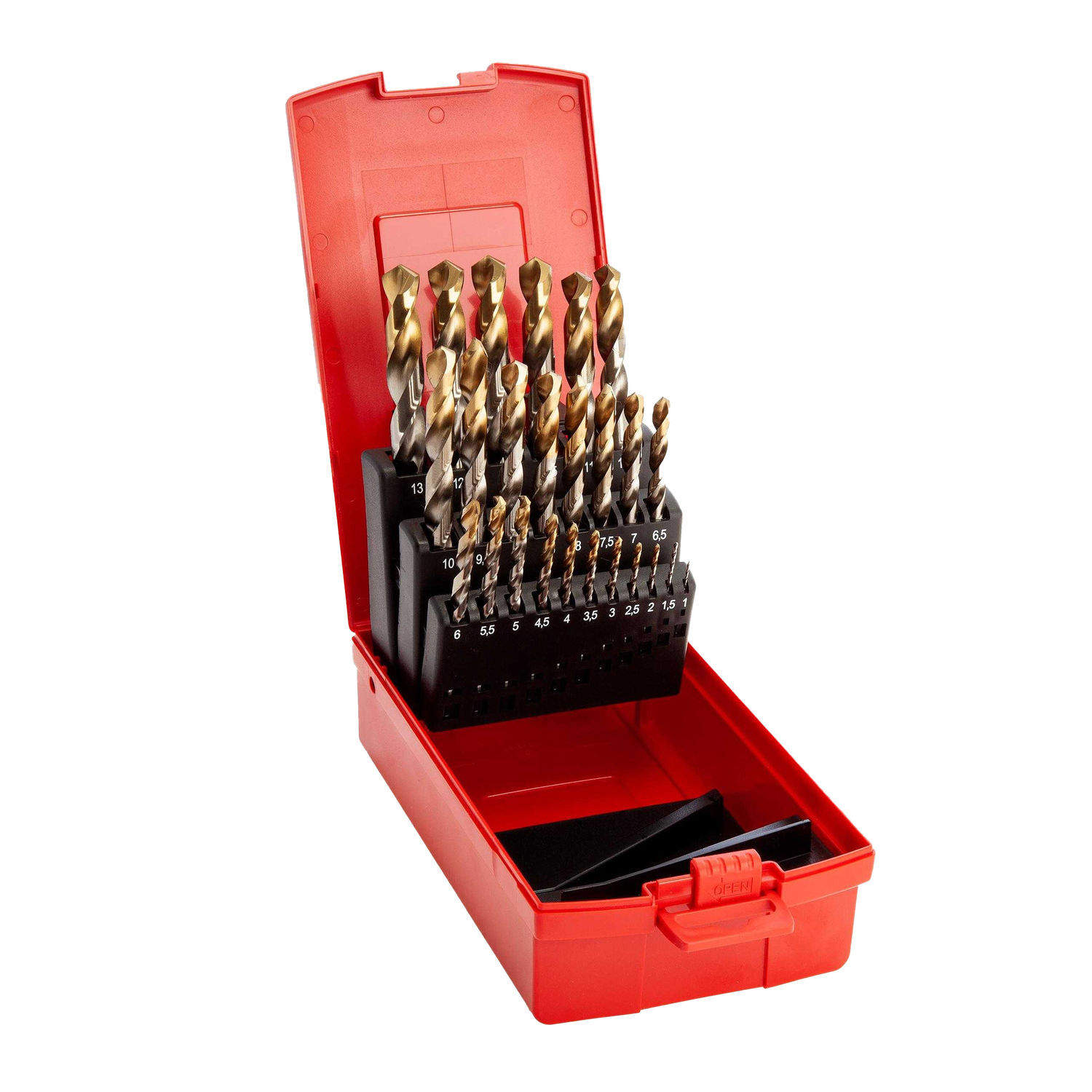 Dormer Titanium Coated Jobber Drill Bit (Pack Of 25) - Silver/Gold