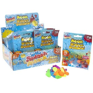 Neon Water Bombs In Printed Bag 400 Pack