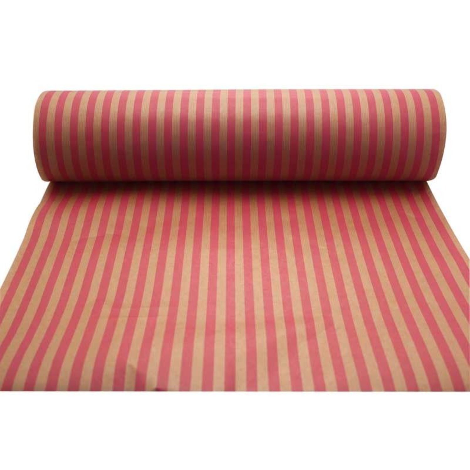 Kdmd Unisex Pink Cerise Stripes Kraft Paper 50Cm - Image 2