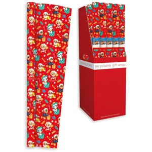 Christmas Wrapping Paper Paw Patrol 5 Pack