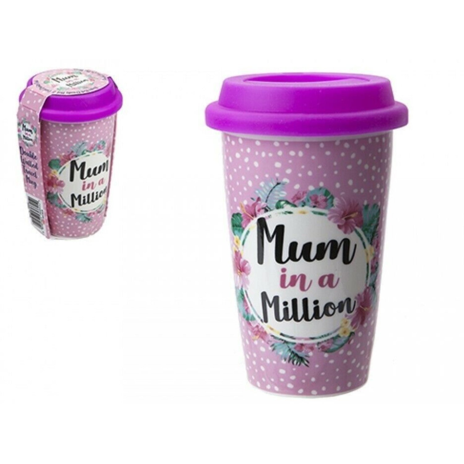 Image of Double Wall Cup With Lid Mum&hellip;