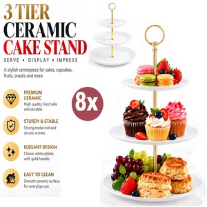 8x 3 Tier Cake Stand