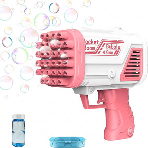 32-Hole Electric Bubble Gun Machine for Kids Outdoor Bubble Toy