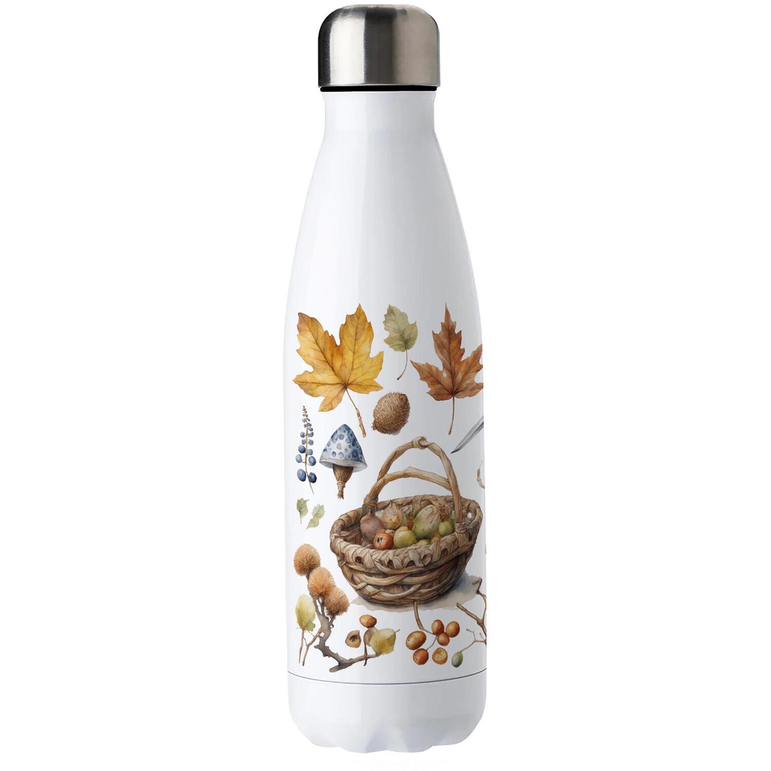 Purely Home Woodlands Stainless Steel Water Bottle