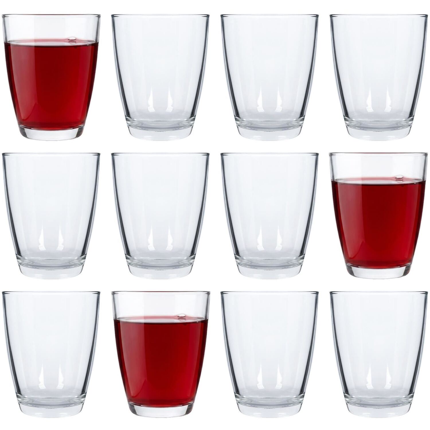 Argon Tableware Conical Glass Tumblers - 380Ml / 12