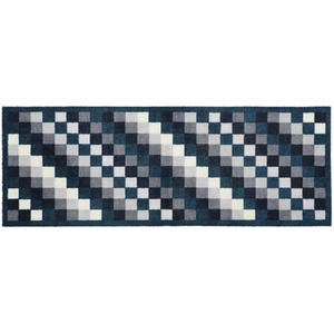 JVL Mega Runner Mat 57 x 150 cm, Pixels