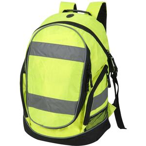 Hi-Vis Rucksack  Backpack - 23 Litres (Pack of 2) - Hi-Vis Yellow