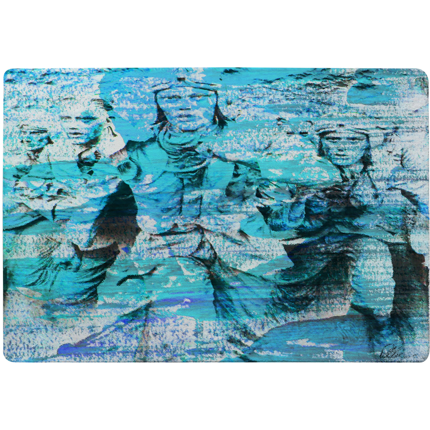 Battle Of Britain Men Marching Rug - Blue / 150cm thumbnail