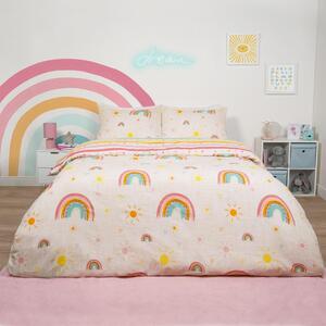 Dreamscene Rainbow Print Duvet Cover Pillowcase Set