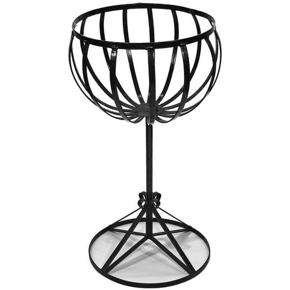 High Cauldron Basket Stand