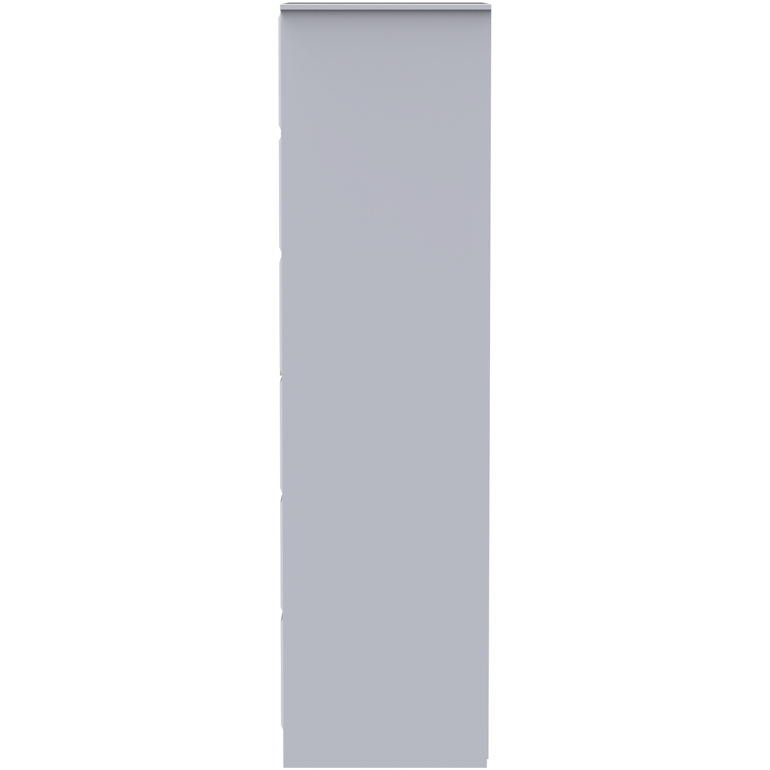 Cube Ready Assembled Tall Plain Wardrobe - White Matt