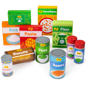 Wooden Cupboard Groceries