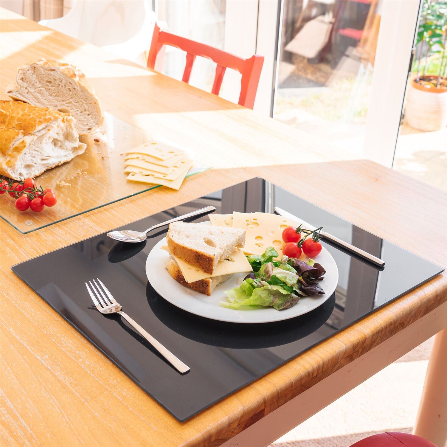50x40cm Glass Placemats Pack of 6